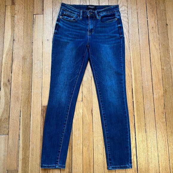 Judy Blue Jeans Mid Rise Skinny Bristol Dark‎ Wash JB82106MD Stretch Women's 28 - Picture 1 of 12